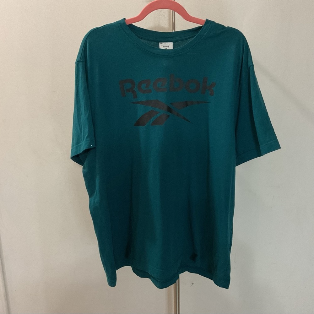 Reebok Green Short Sleeve Shirt Size 2XL